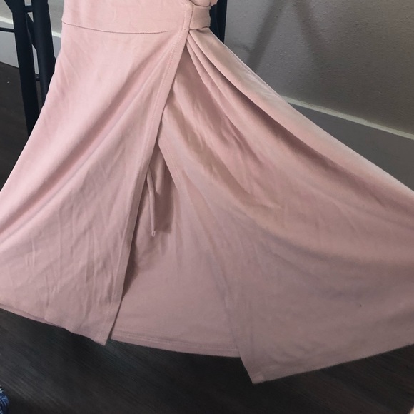Lulu’s Kiss and Pastel Pink Wrap Dress - Picture 6 of 6